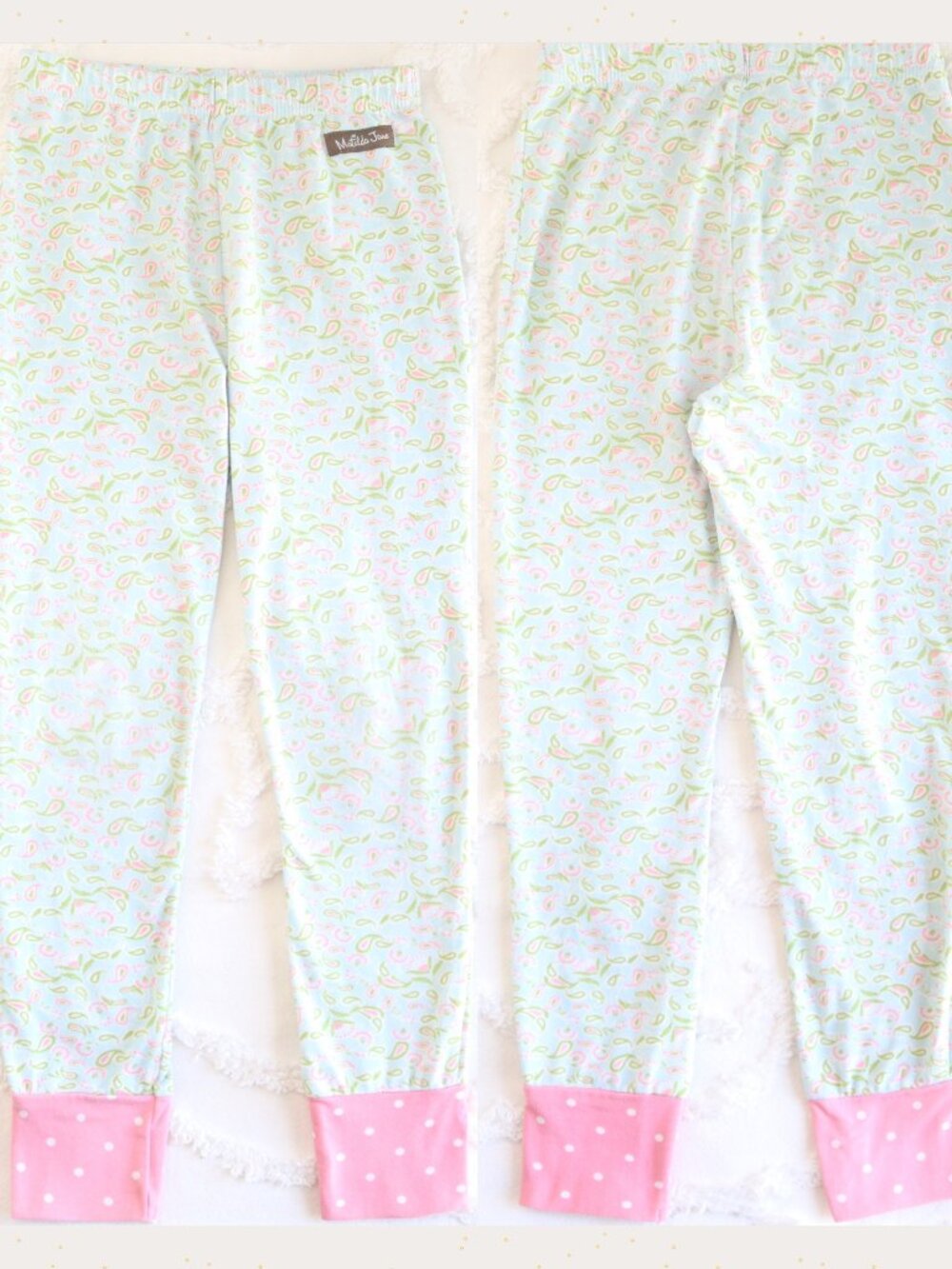 Matilda Jane | Bed Head In For The Night Paisley Floral Ruffle PJ Set Bundle Lot - Picture 13 of 16